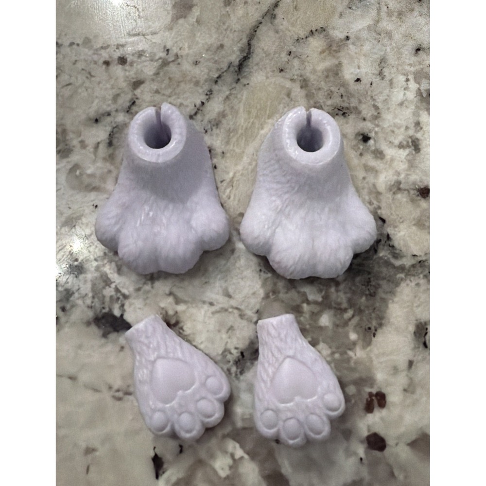 Barbie Cutie Reveal Mascot Doll Costume Gray Paws & Mittens Mattel. N1